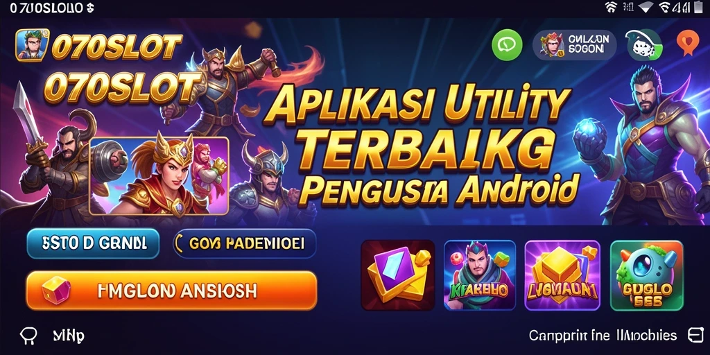 Tampilan antarmuka menarik dari 070SLOT saat digunakan.