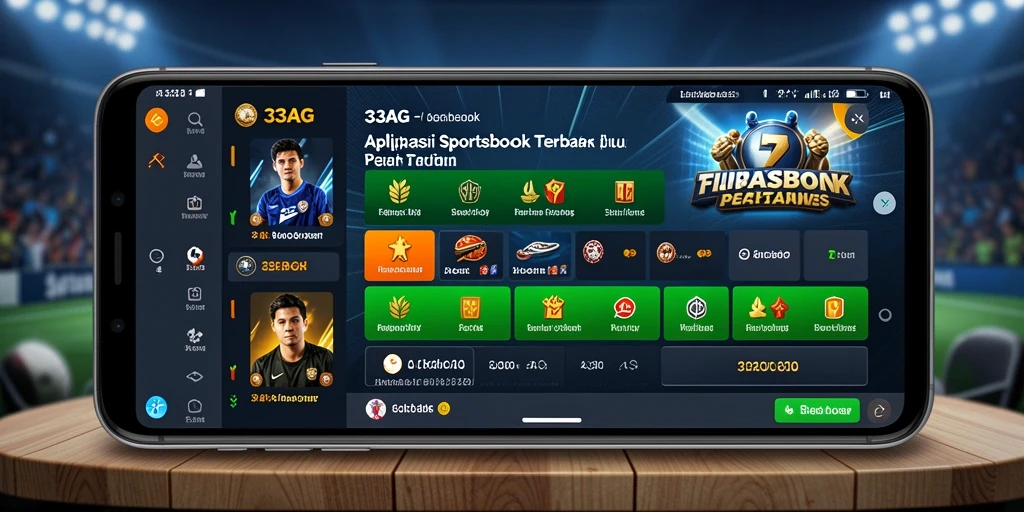 Screenshot 33AG memperlihatkan pengalaman taruhan olahraga yang dinamis.
