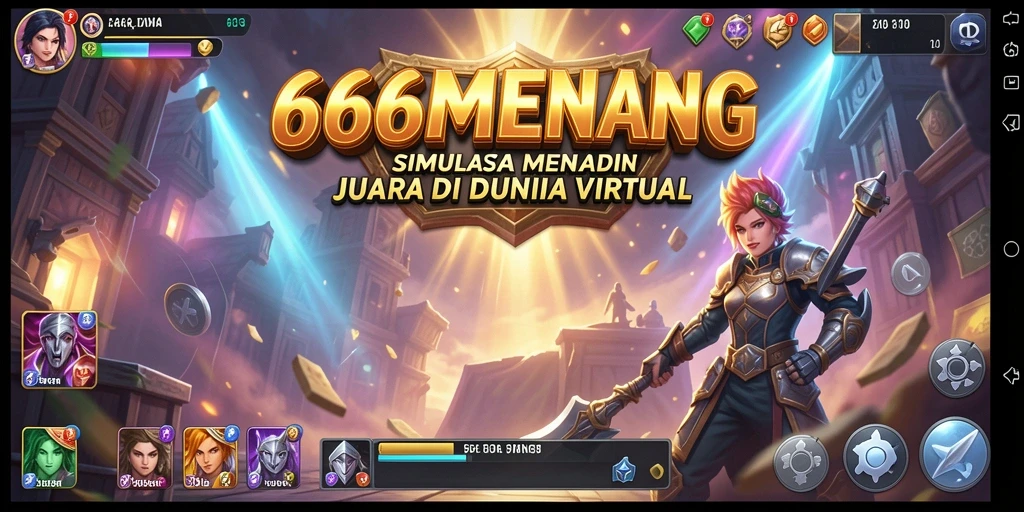 Tampilan gameplay seru di 666MENANG yang menantang keterampilan.