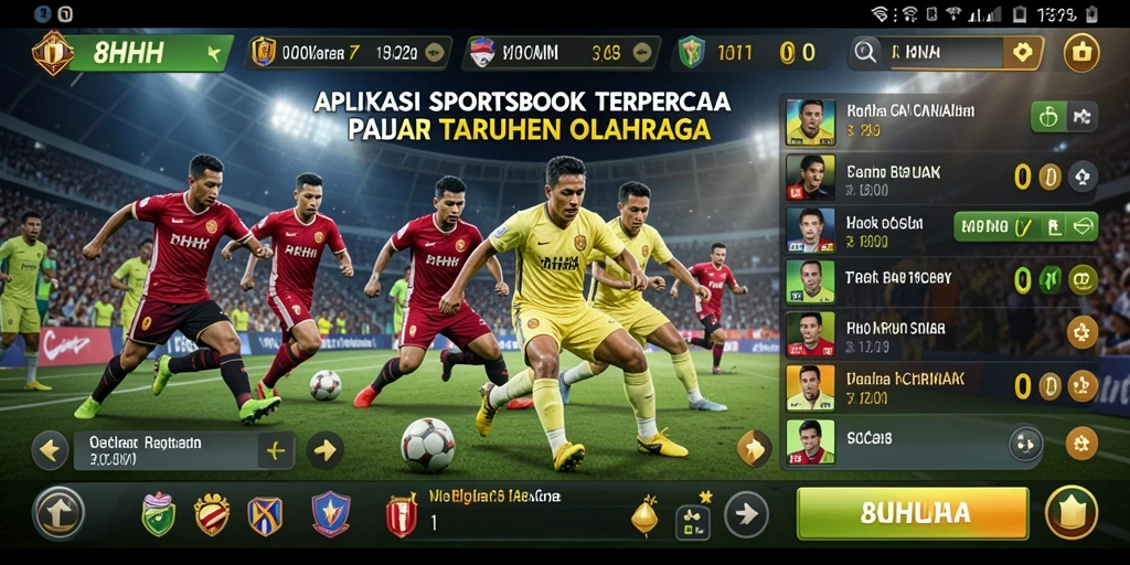 Screenshot gameplay Sportsbook 8HHH yang menarik dan interaktif.