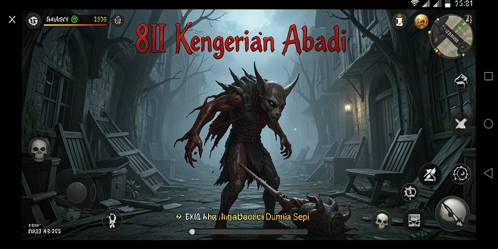 Gameplay menakutkan di 8II dengan atmosfer horor yang kental.