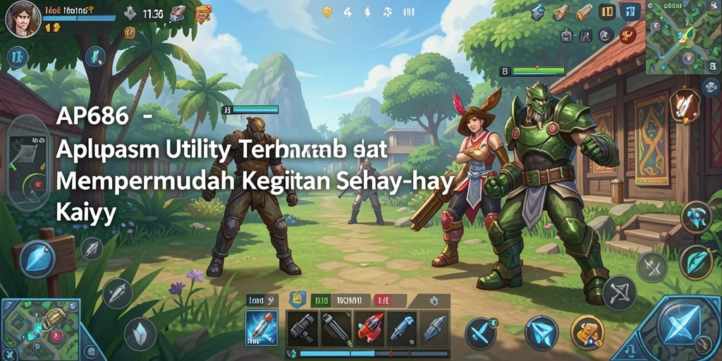 Tampilan antarmuka AP686 yang ramah pengguna dan fungsional.