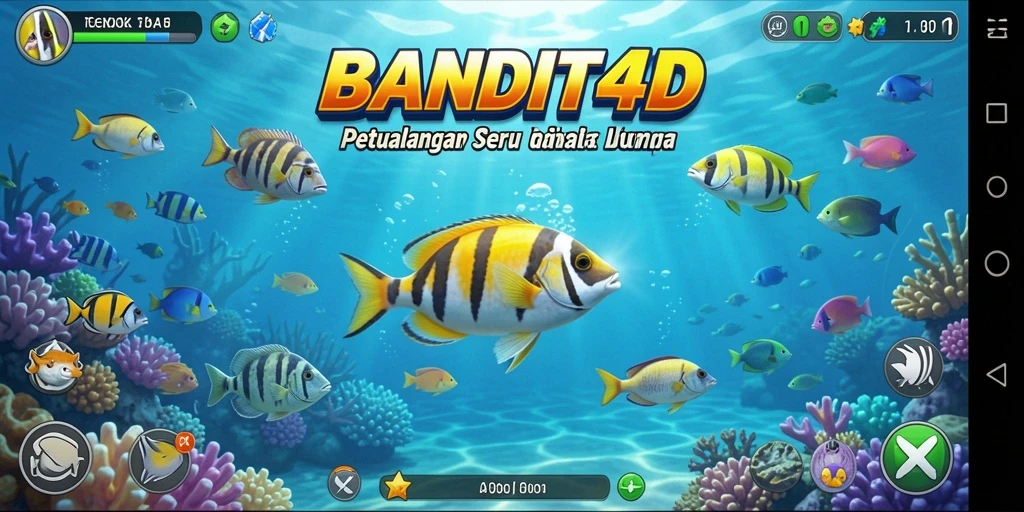 Gambar menarik dari gameplay BANDIT4D yang penuh aksi Tembak Ikan.
