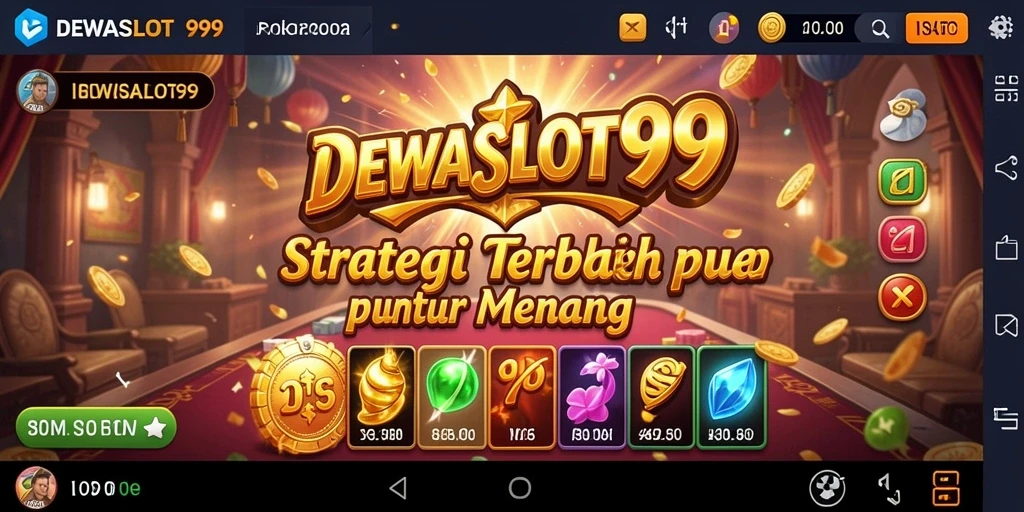 Tampilan gameplay DEWASLOT99 dengan strategi seru dan tindakan taktis.
