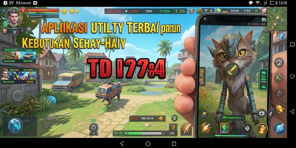 Screenshot DY777 menunjukkan antarmuka aplikasi Utility yang sederhana dan mudah digunakan.