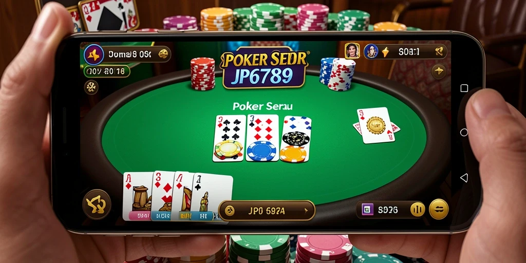 Screenshot JP6789 menunjukkan pengalaman bermain Poker yang mendebarkan.