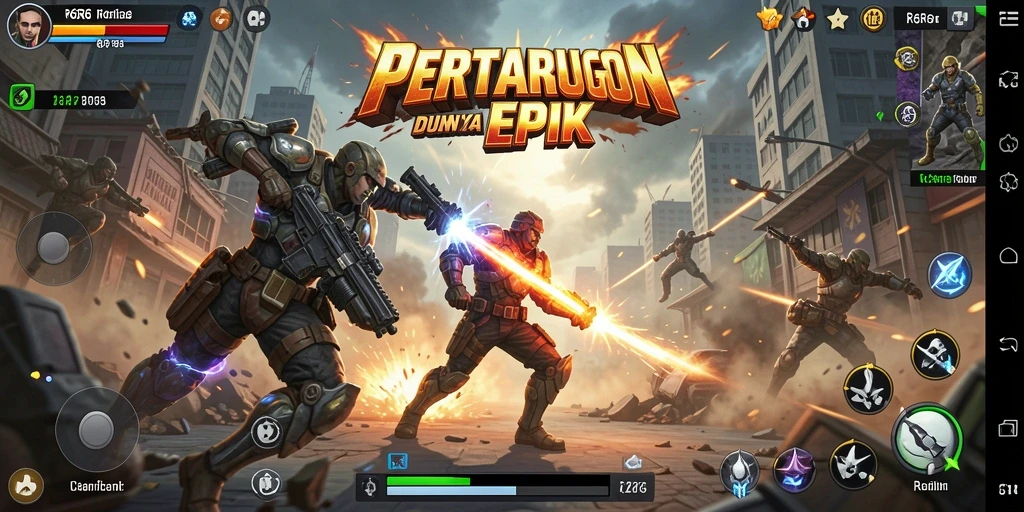 Tampilan gameplay R6R6 yang mendebarkan dan penuh aksi.