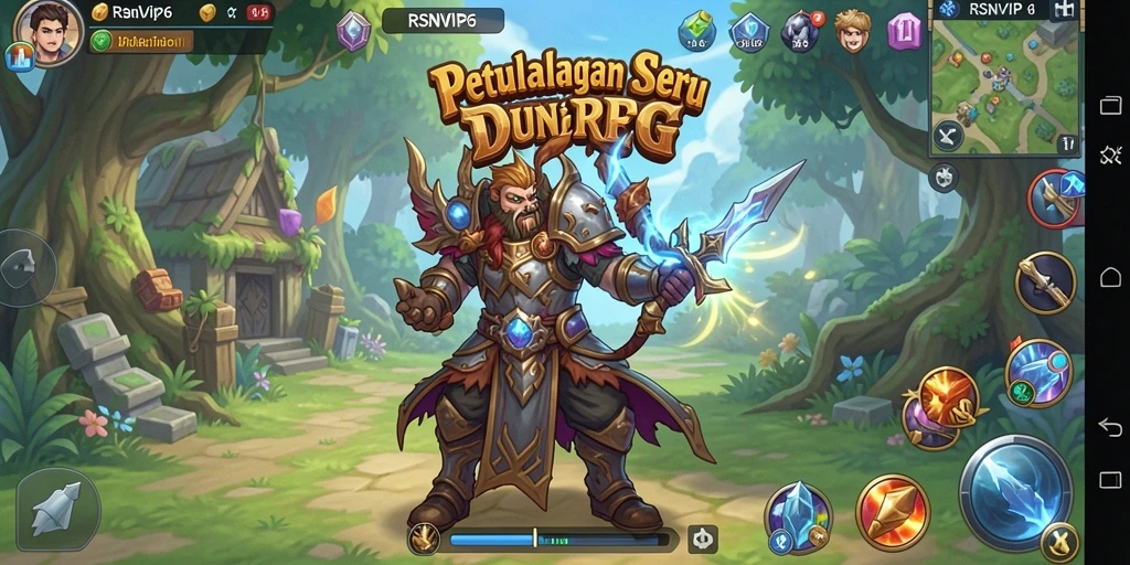 Gameplay RSNVIP6 yang seru dalam dunia RPG menantang.