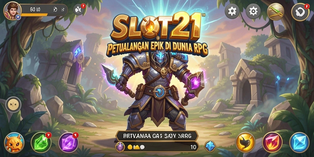 Tangkapan layar menunjukkan aksi mendebarkan dalam game RPG SLOT21.